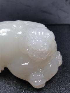 和田玉貔貅,威武霸气,自带财源
