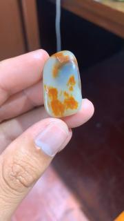 精美的新疆和田玉红皮籽原石吊坠💎 收藏级别包金一定漂亮🍀