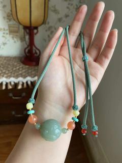 且末蓝和田玉貔貅吊坠真的美到心巴上了✨